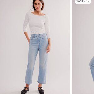 Levi's Ribcage Straight Ankle Jeans